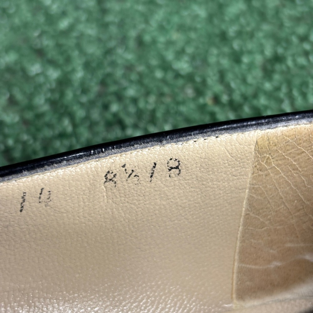 Salvatore Ferragamo Woven Patent Leather‎ Classic Loafer Flat Black Womens 8.5 B - Picture 9 of 10